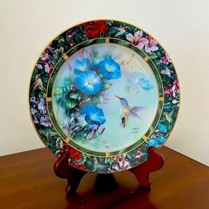 Lena Liu “The Violet-Crowned Hummingbird” Collector Plate – #16151E